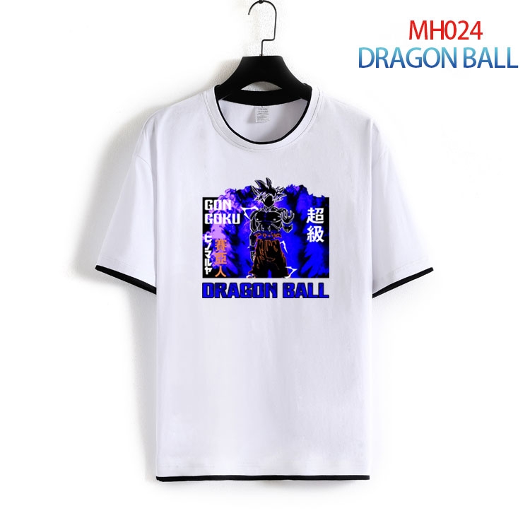 DRAGON BALL Pure cotton Loose short sleeve round neck T-shirt from S to 4XL MH-024-2