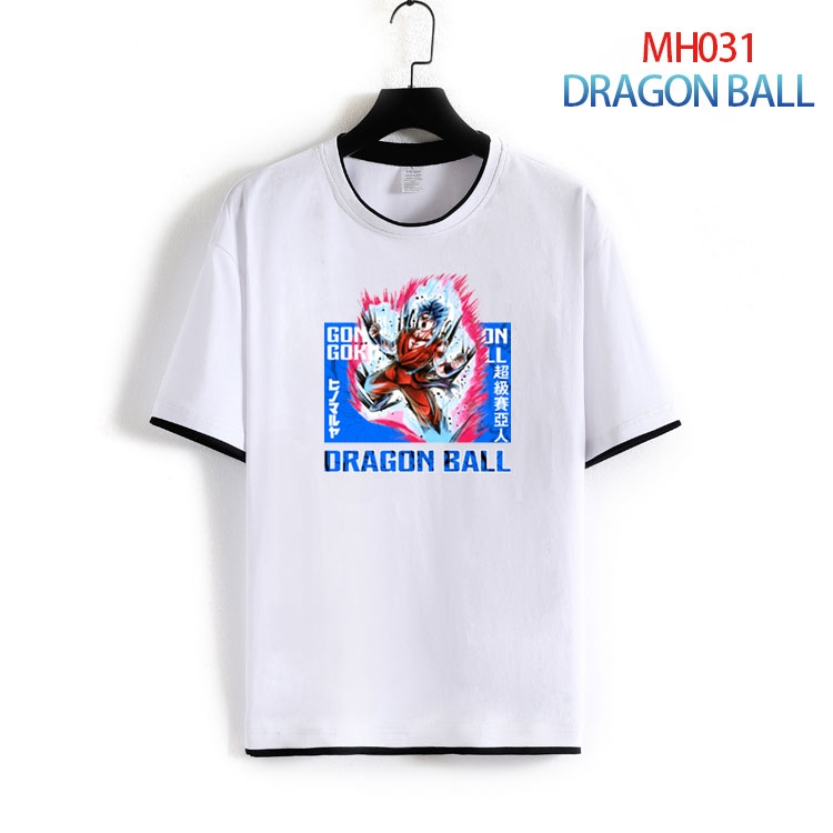 DRAGON BALL Pure cotton Loose short sleeve round neck T-shirt from S to 4XL  MH-031-2