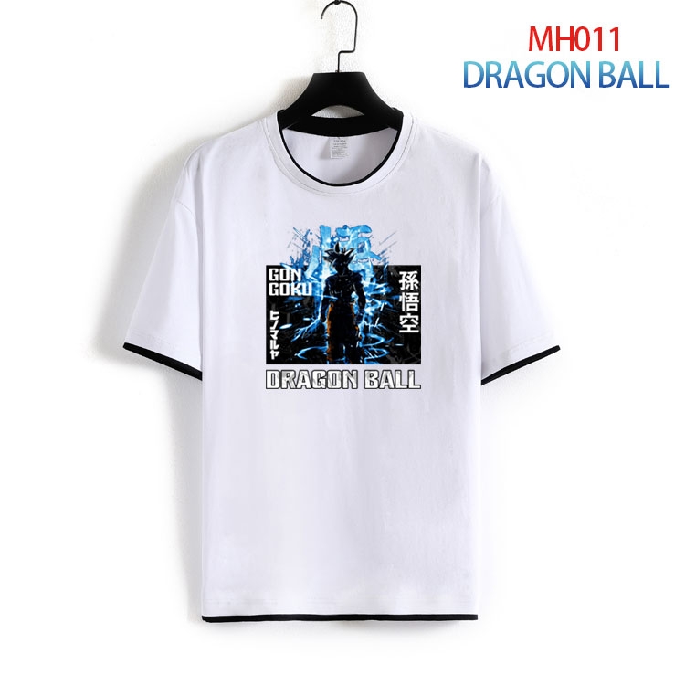 DRAGON BALL Pure cotton Loose short sleeve round neck T-shirt from S to 4XL MH-011-2