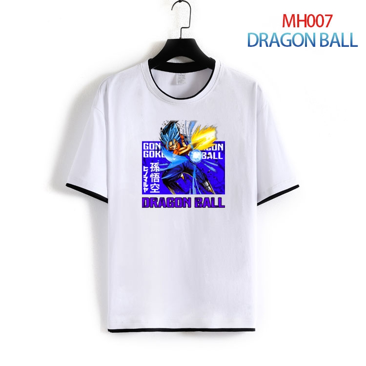 DRAGON BALL Pure cotton Loose short sleeve round neck T-shirt from S to 4XL  MH-007-2