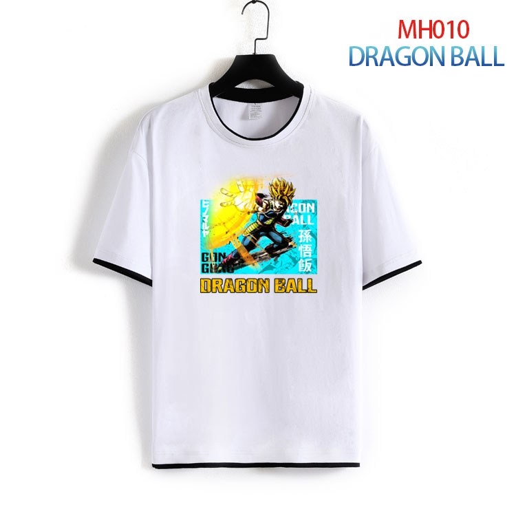 DRAGON BALL Pure cotton Loose short sleeve round neck T-shirt from S to 4XL MH-010-2