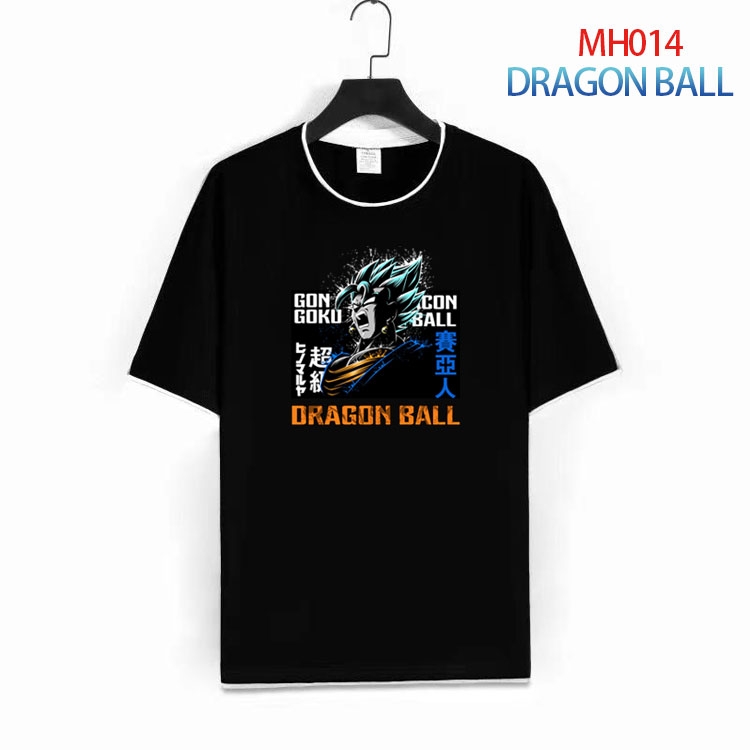 DRAGON BALL Pure cotton Loose short sleeve round neck T-shirt from S to 4XL  MH-014-1
