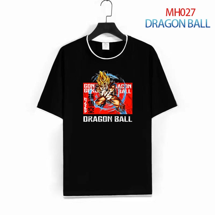 DRAGON BALL Pure cotton Loose short sleeve round neck T-shirt from S to 4XL  MH-027-1