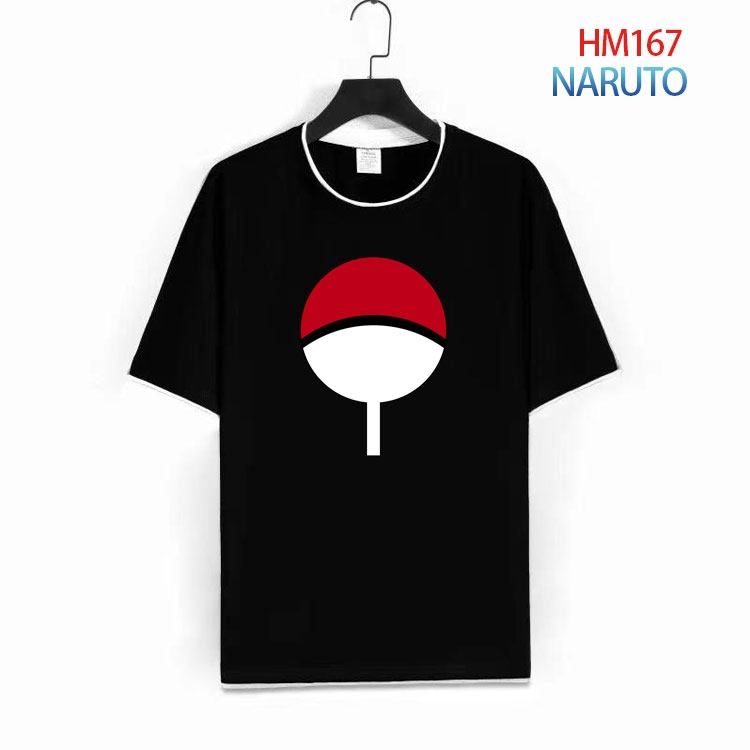 Naruto Pure cotton Loose short sleeve round neck T-shirt from S to 4XL HM-167-1