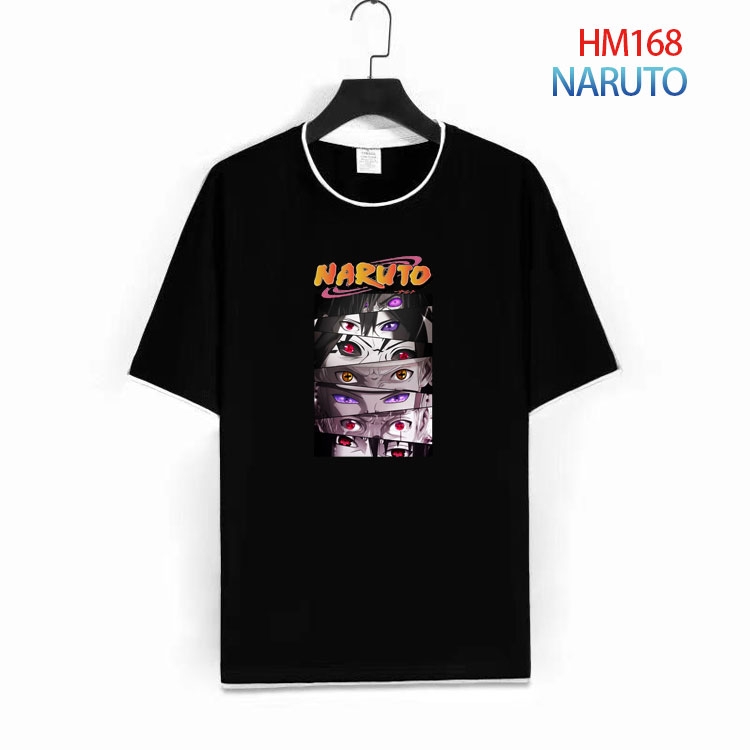 Naruto Pure cotton Loose short sleeve round neck T-shirt from S to 4XL  HM-168-1