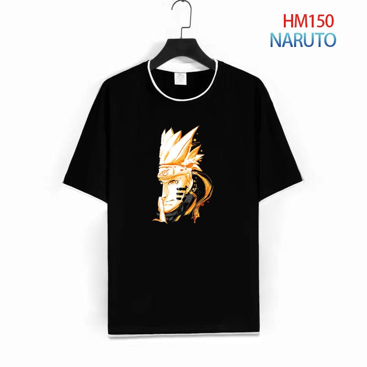 Naruto Pure cotton Loose short sleeve round neck T-shirt from S to 4XL HM-150-1