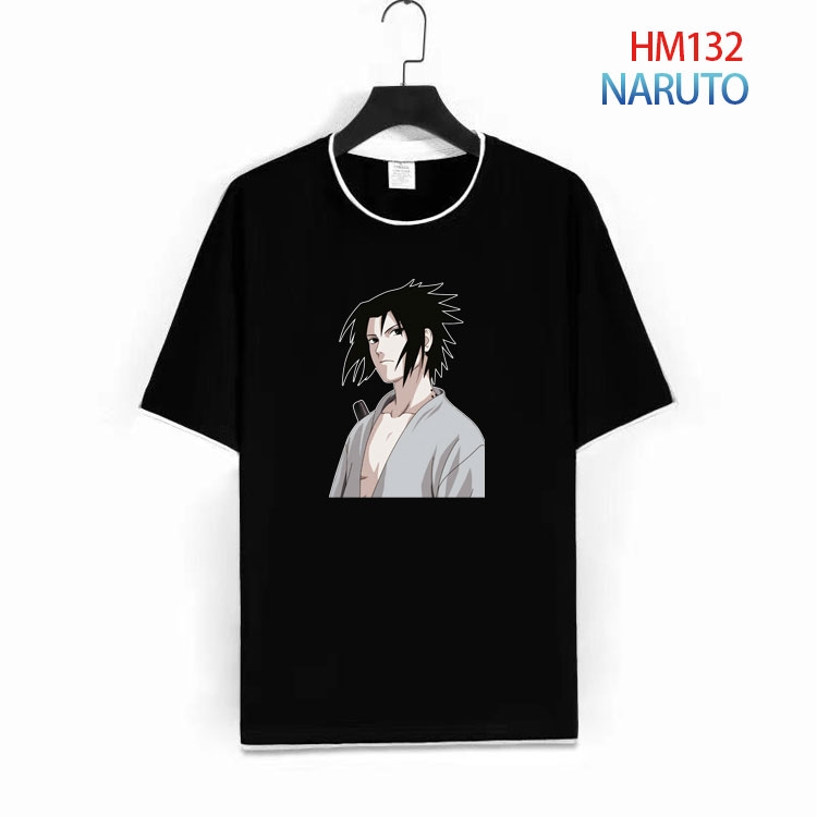 Naruto Pure cotton Loose short sleeve round neck T-shirt from S to 4XL  HM-132-1