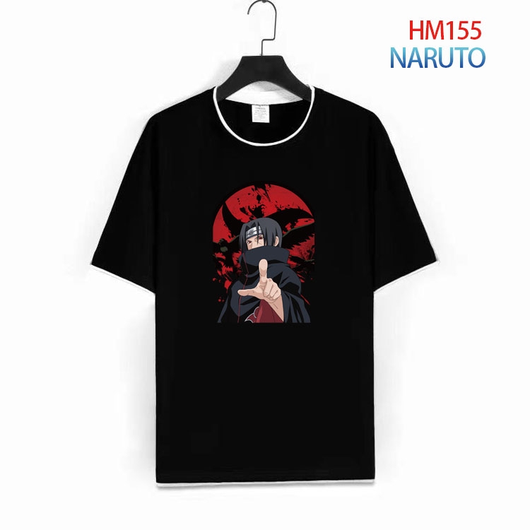 Naruto Pure cotton Loose short sleeve round neck T-shirt from S to 4XL HM-155-1