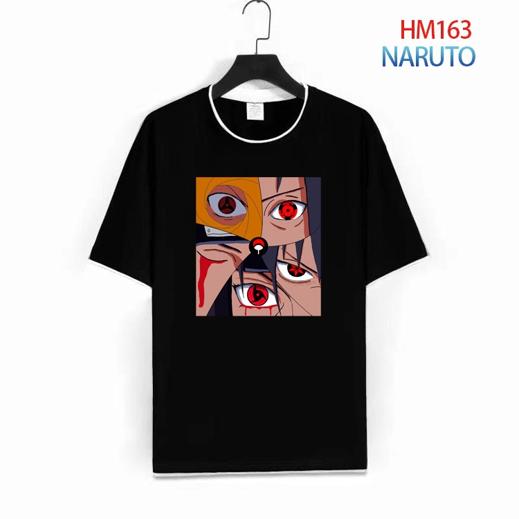 Naruto Pure cotton Loose short sleeve round neck T-shirt from S to 4XL HM-163-1