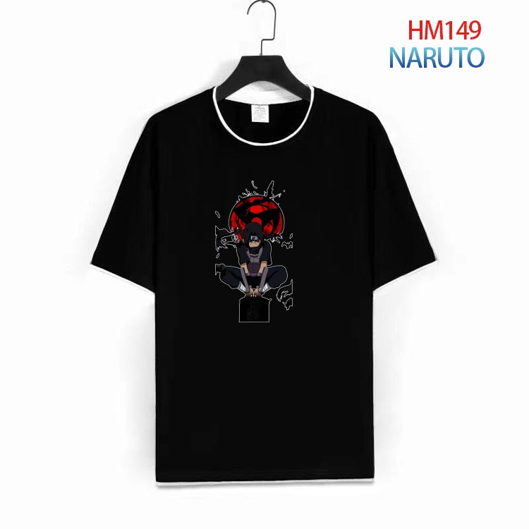 Naruto Pure cotton Loose short sleeve round neck T-shirt from S to 4XL  HM-149-1