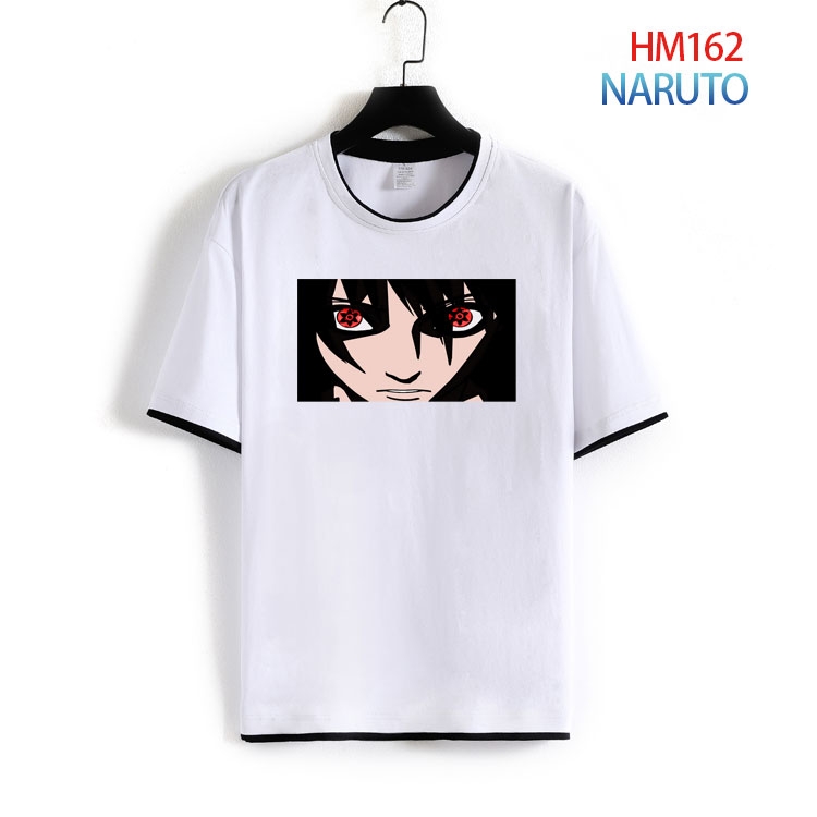 Naruto Pure cotton Loose short sleeve round neck T-shirt from S to 4XL HM-162-2