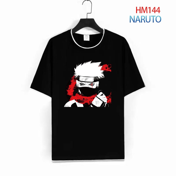 Naruto Pure cotton Loose short sleeve round neck T-shirt from S to 4XL HM-144-1