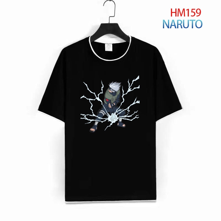 Naruto Pure cotton Loose short sleeve round neck T-shirt from S to 4XL  HM-159-1