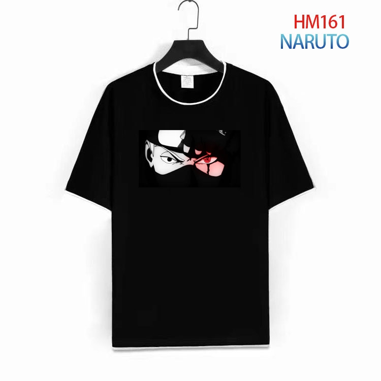 Naruto Pure cotton Loose short sleeve round neck T-shirt from S to 4XL  HM-161-1