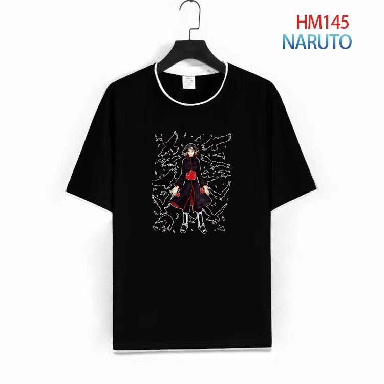 Naruto Pure cotton Loose short sleeve round neck T-shirt from S to 4XL  HM-145-1