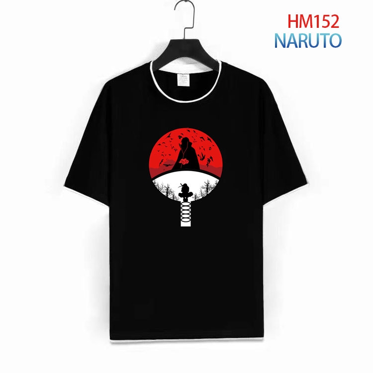 Naruto Pure cotton Loose short sleeve round neck T-shirt from S to 4XL  HM-152-1