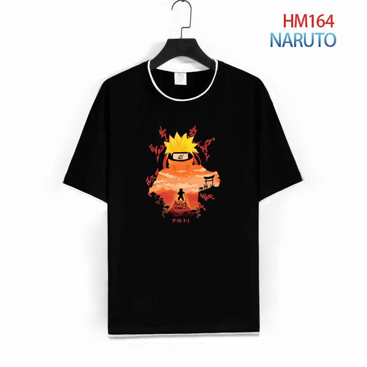 Naruto Pure cotton Loose short sleeve round neck T-shirt from S to 4XL HM-164-1