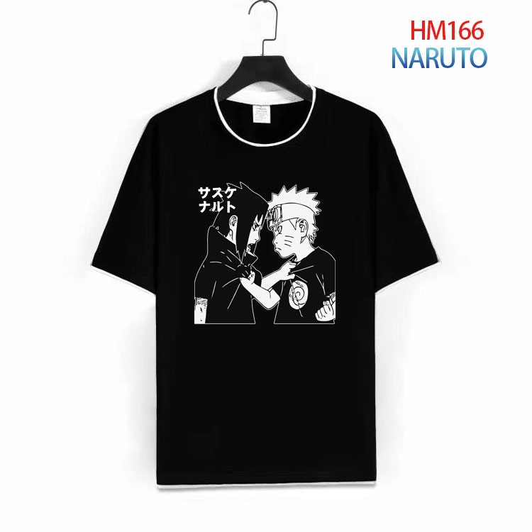 Naruto Pure cotton Loose short sleeve round neck T-shirt from S to 4XL  HM-166-1