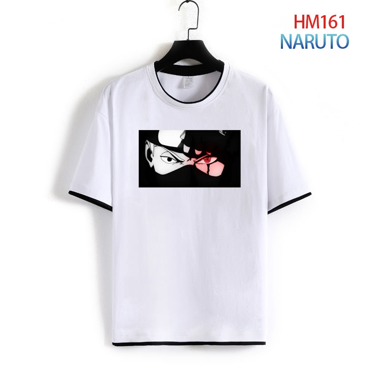 Naruto Pure cotton Loose short sleeve round neck T-shirt from S to 4XL  HM-161-2