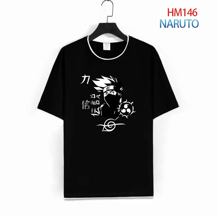 Naruto Pure cotton Loose short sleeve round neck T-shirt from S to 4XL HM-146-1