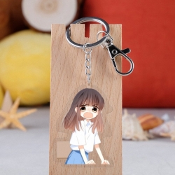 Heartbeat Anime acrylic Key Ch...