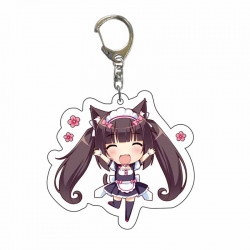 Nekopapa Anime acrylic Key Cha...