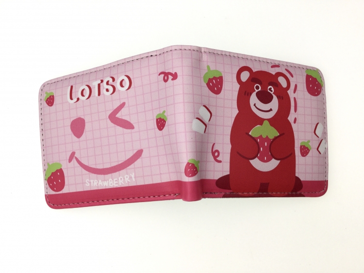 Lotso Two fold short card case wallet 11X9.5CM 60G Style E