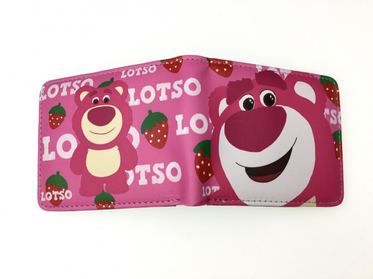Lotso Two fold short card case wallet 11X9.5CM 60G Style A
