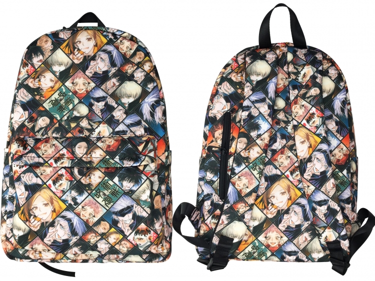 Jujutsu Kaisen Animation surrounding printed student backpack style A