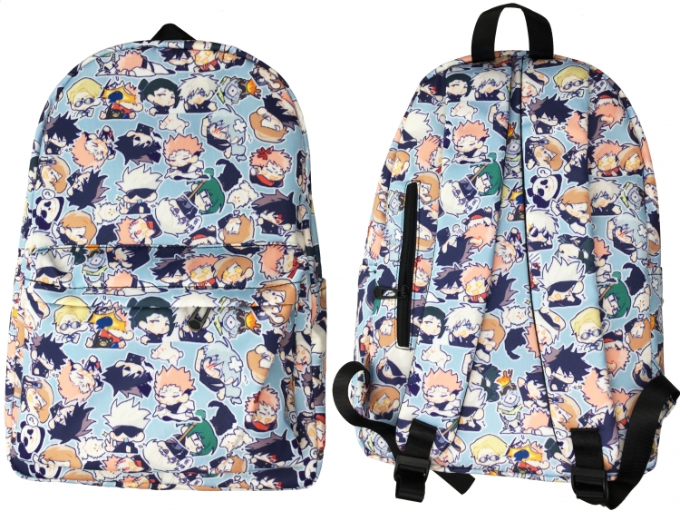 Jujutsu Kaisen Animation surrounding printed student backpack style B