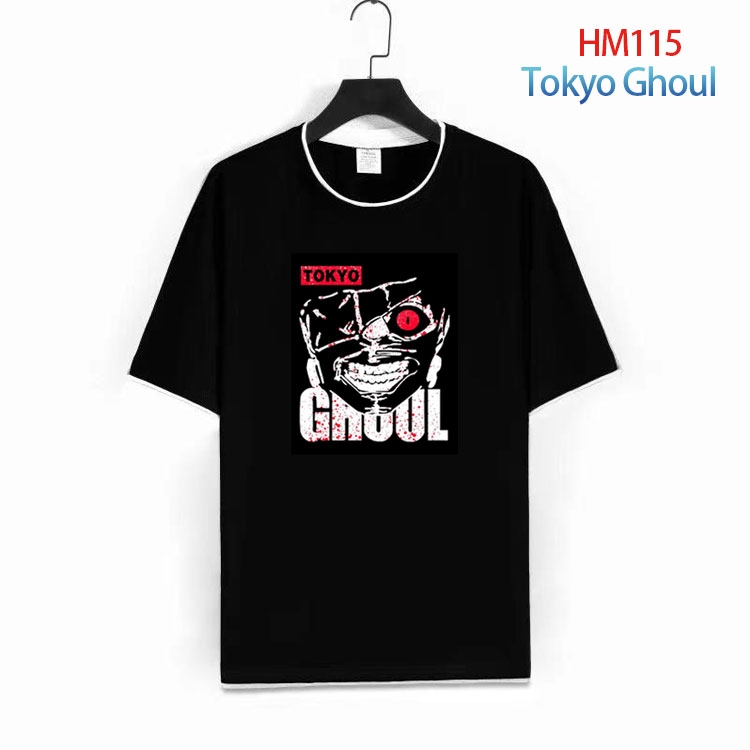 Tokyo Ghoul Pure cotton Loose short sleeve round neck T-shirt from S to 4XL HM-115-1