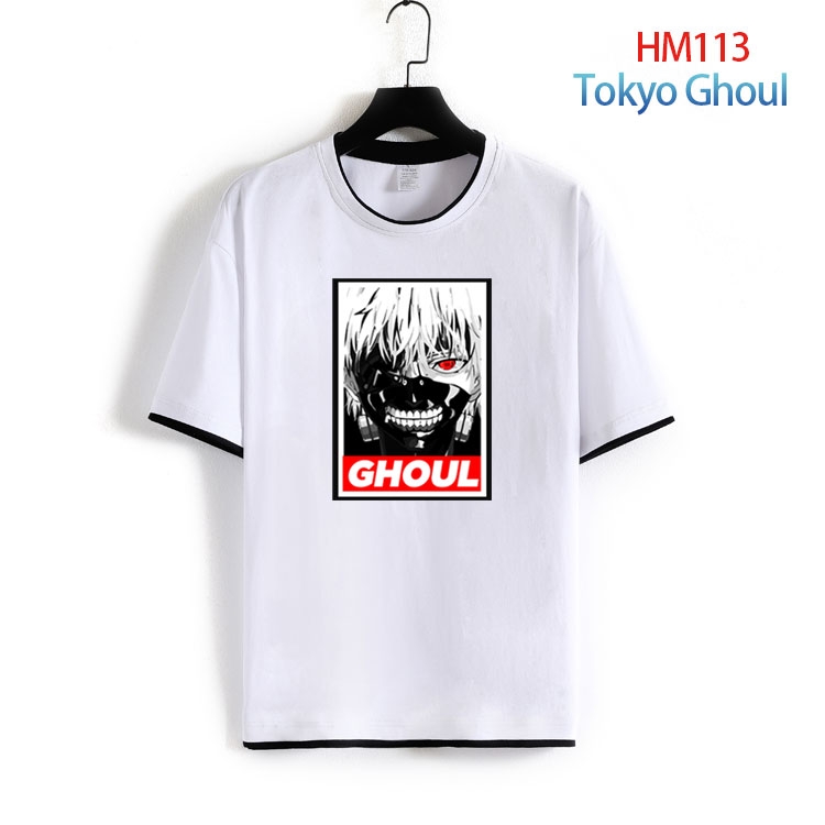 Tokyo Ghoul Pure cotton Loose short sleeve round neck T-shirt from S to 4XL HM-113-2