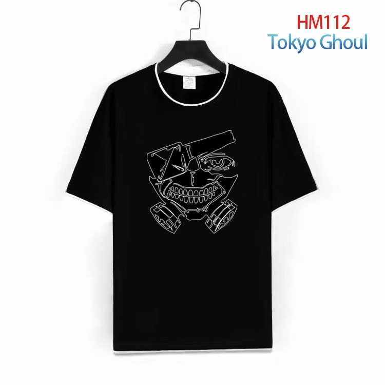 Tokyo Ghoul Pure cotton Loose short sleeve round neck T-shirt from S to 4XL HM-112-1