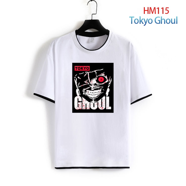 Tokyo Ghoul Pure cotton Loose short sleeve round neck T-shirt from S to 4XL HM-115-2