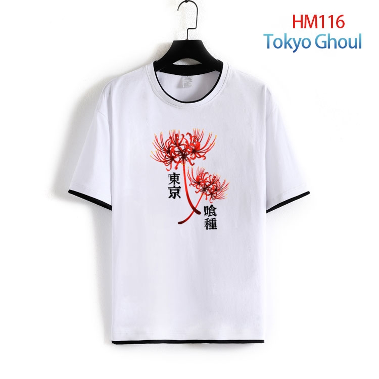 Tokyo Ghoul Pure cotton Loose short sleeve round neck T-shirt from S to 4XL HM-116-2