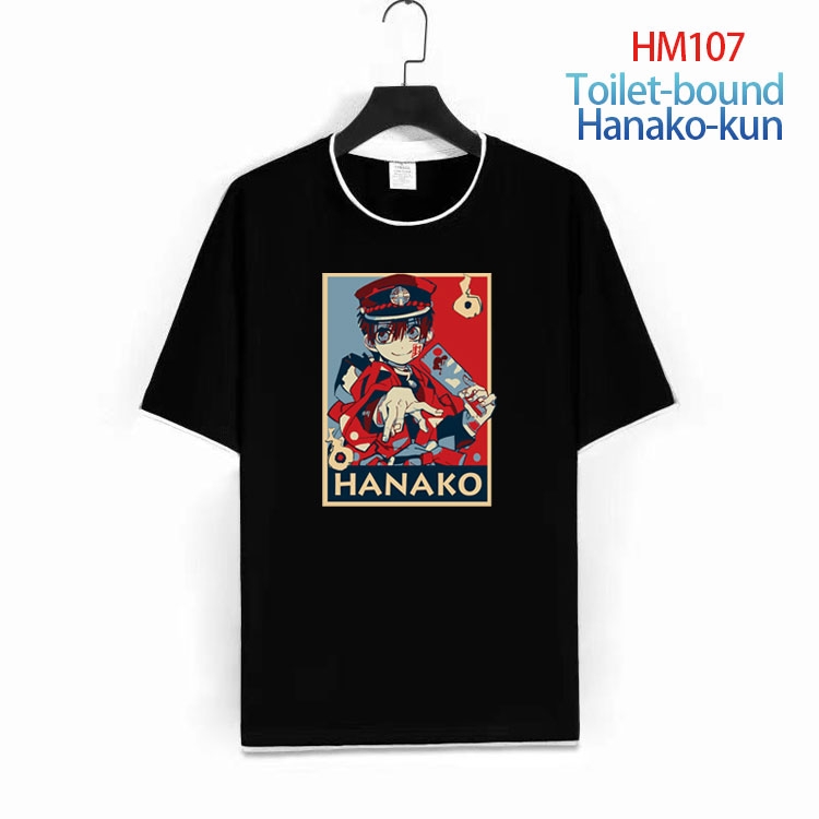 Toilet-bound Hanako-kun Pure cotton Loose short sleeve round neck T-shirt from S to 4XL HM-107-1