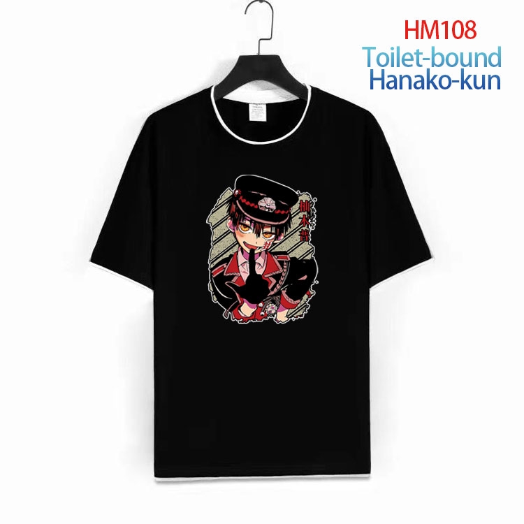 Toilet-bound Hanako-kun Pure cotton Loose short sleeve round neck T-shirt from S to 4XL HM-108-1