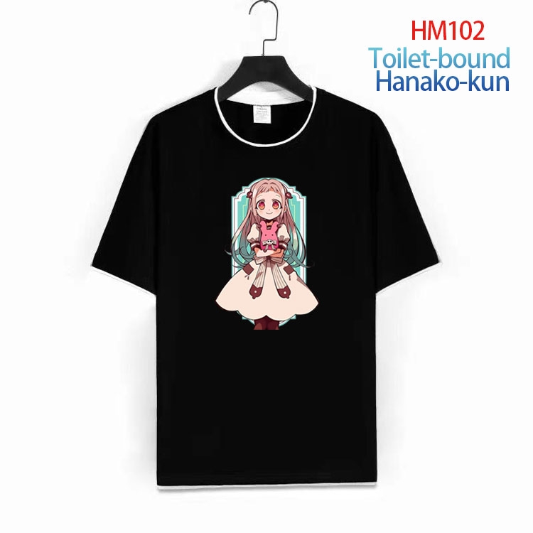 Toilet-bound Hanako-kun Pure cotton Loose short sleeve round neck T-shirt from S to 4XL HM-102-1