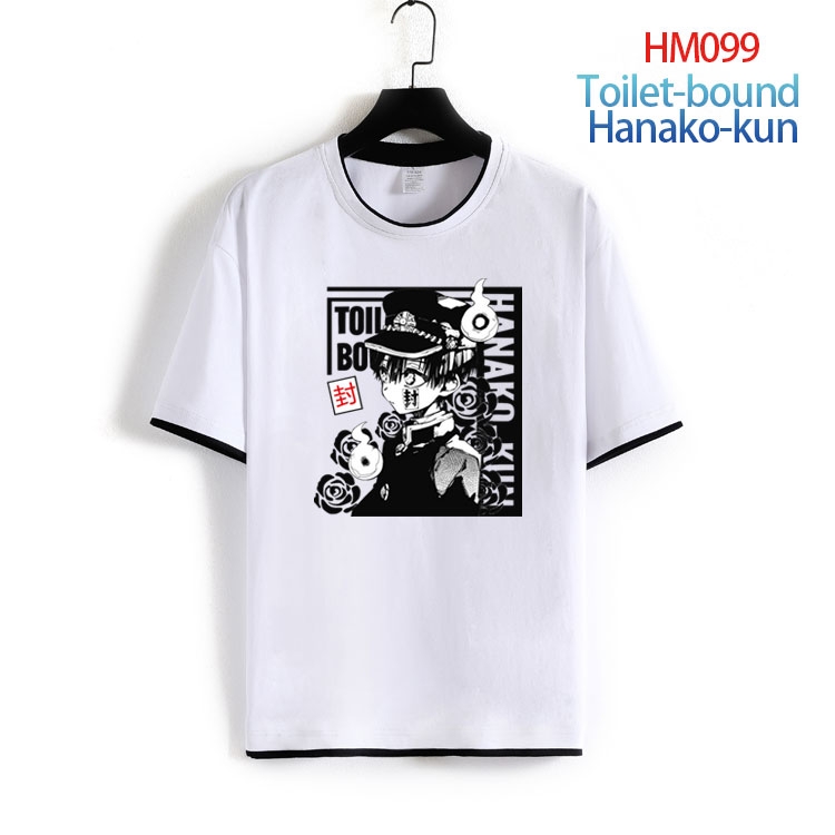 Toilet-bound Hanako-kun Pure cotton Loose short sleeve round neck T-shirt from S to 4XL HM-099-2