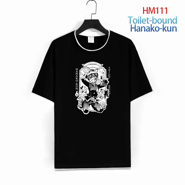 Toilet-bound Hanako-kun Pure cotton Loose short sleeve round neck T-shirt from S to 4XL HM-111-1