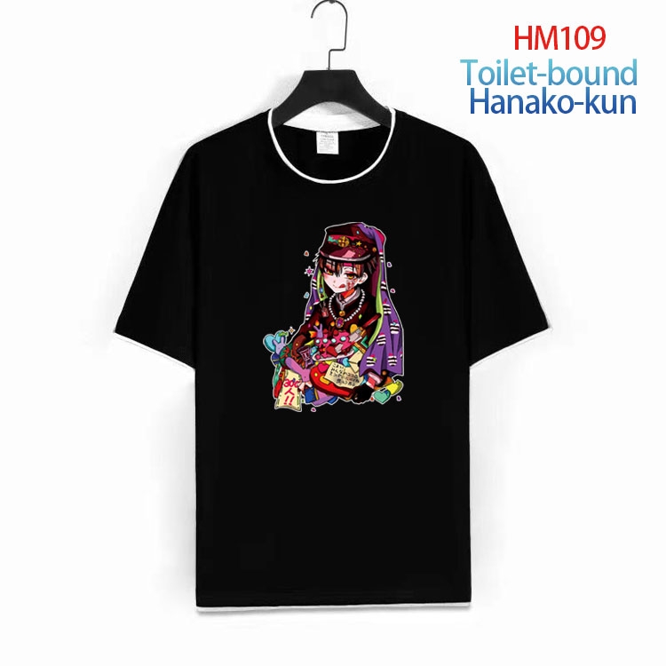 Toilet-bound Hanako-kun Pure cotton Loose short sleeve round neck T-shirt from S to 4XL HM-109-1