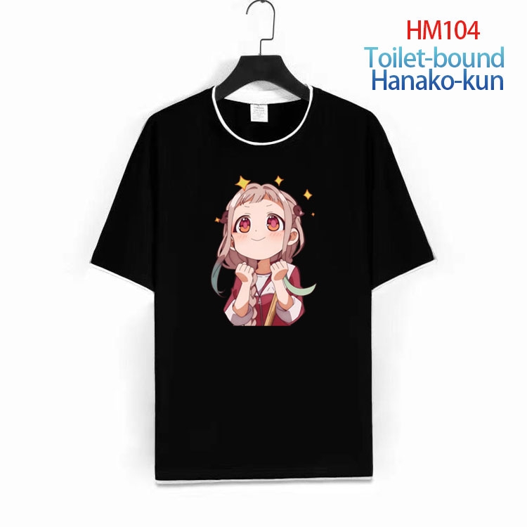 Toilet-bound Hanako-kun Pure cotton Loose short sleeve round neck T-shirt from S to 4XL HM-104-1