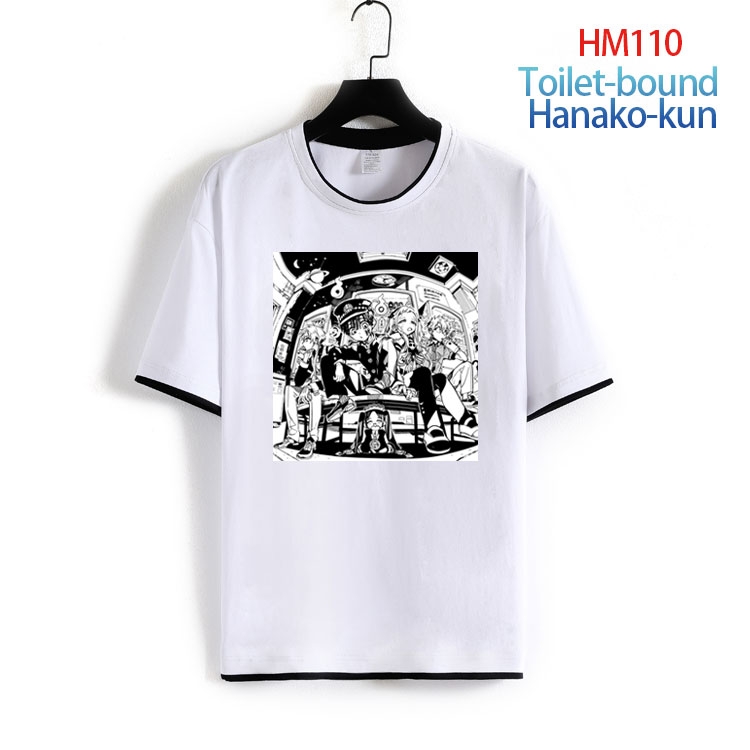 Toilet-bound Hanako-kun Pure cotton Loose short sleeve round neck T-shirt from S to 4XL HM-110-2