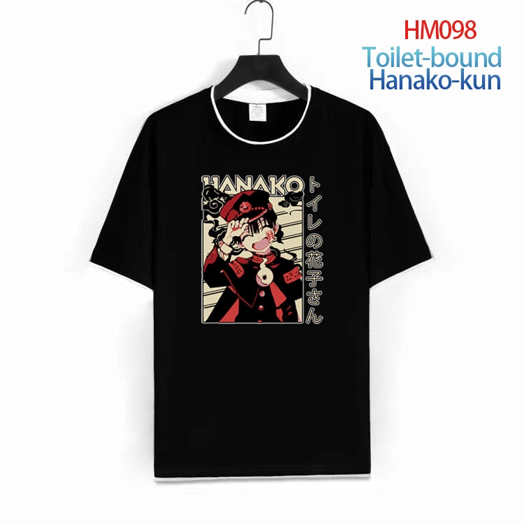 Toilet-bound Hanako-kun Pure cotton Loose short sleeve round neck T-shirt from S to 4XL HM-098-1