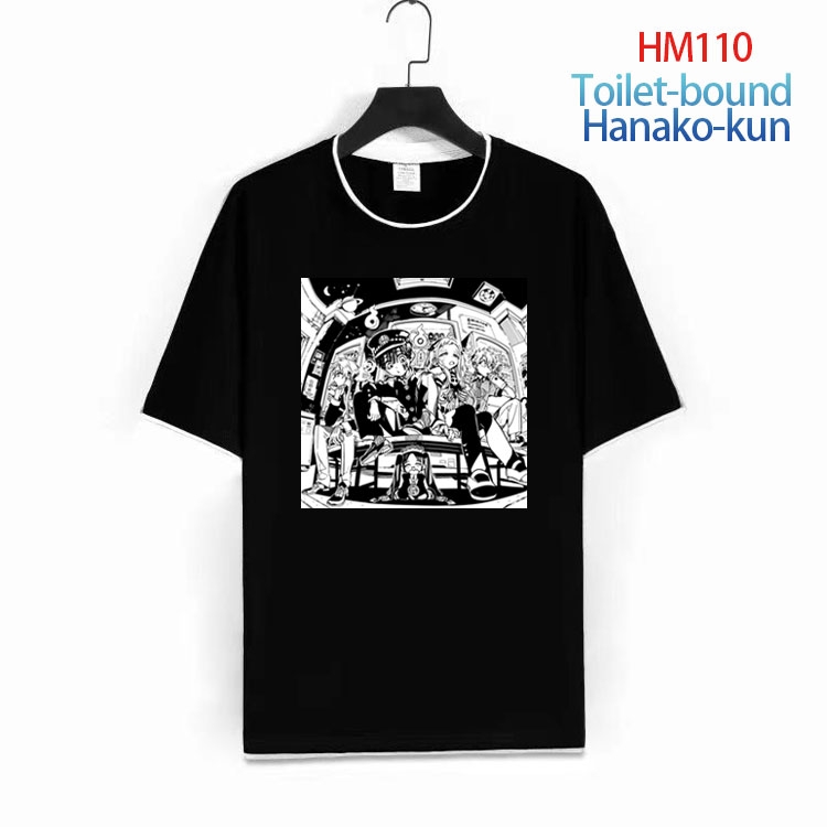 Toilet-bound Hanako-kun Pure cotton Loose short sleeve round neck T-shirt from S to 4XL HM-110-1