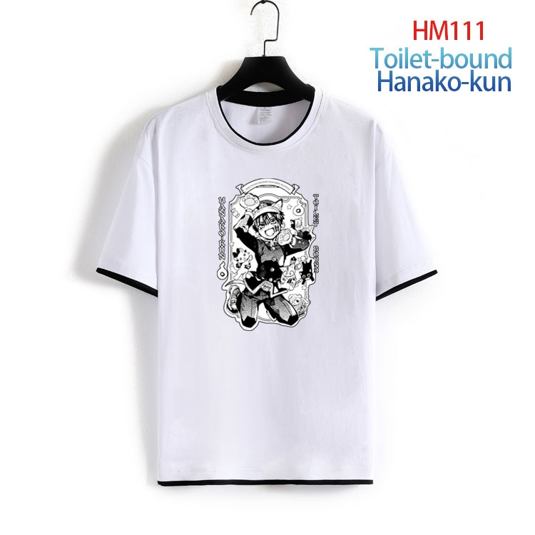 Toilet-bound Hanako-kun Pure cotton Loose short sleeve round neck T-shirt from S to 4XL HM-111-2