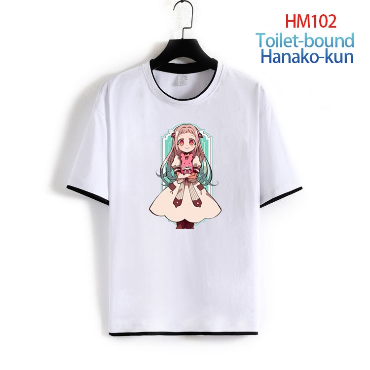 Toilet-bound Hanako-kun Pure cotton Loose short sleeve round neck T-shirt from S to 4XL HM-102-2