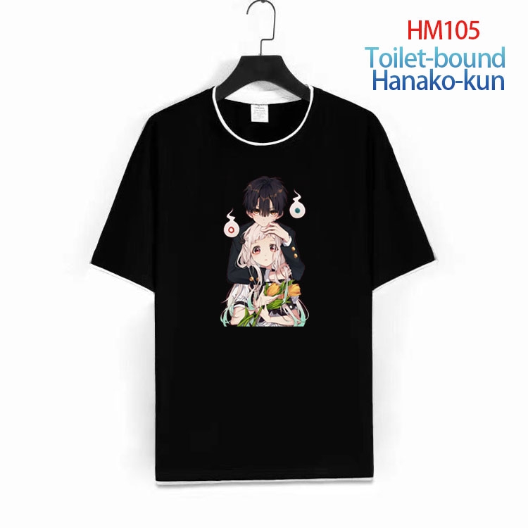 Toilet-bound Hanako-kun Pure cotton Loose short sleeve round neck T-shirt from S to 4XL HM-105-1