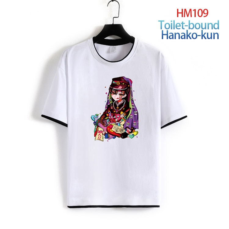 Toilet-bound Hanako-kun Pure cotton Loose short sleeve round neck T-shirt from S to 4XL HM-109-2