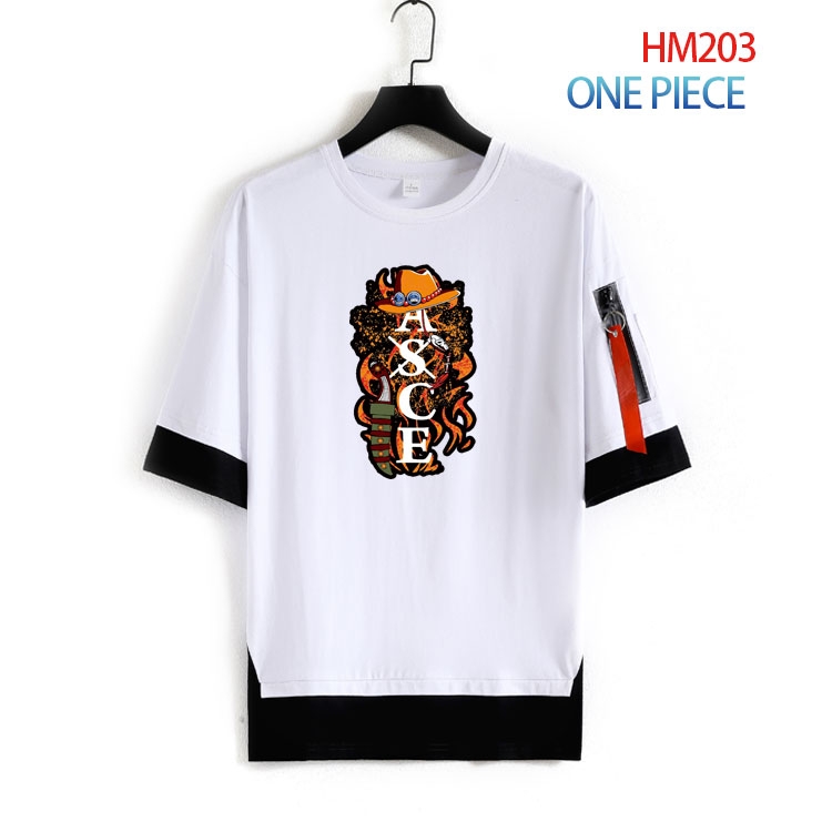 Shingeki no Kyojin Cotton round neck fake two loose T-shirts from S to 4XL   HM-203-3